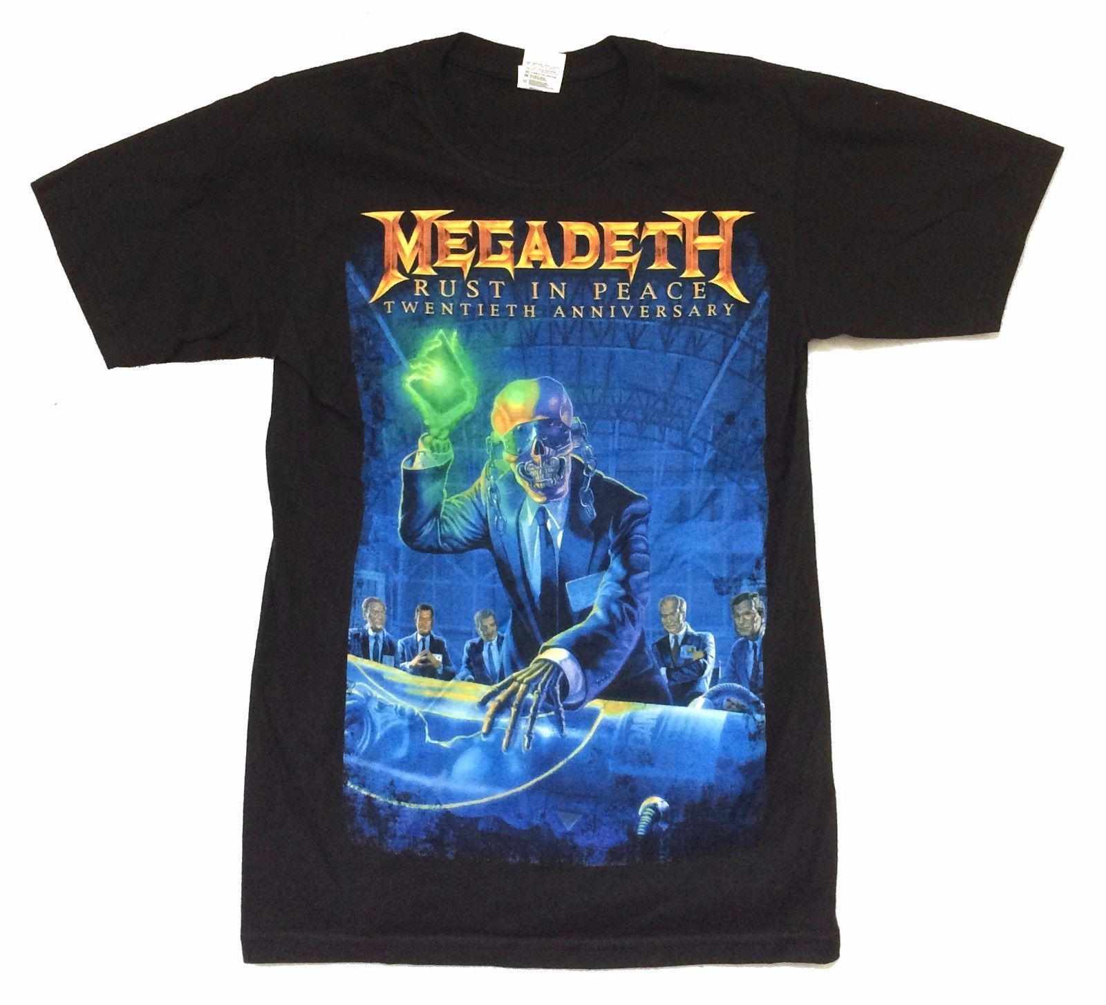 megadeth rust in peace 20th anniversary t shirt