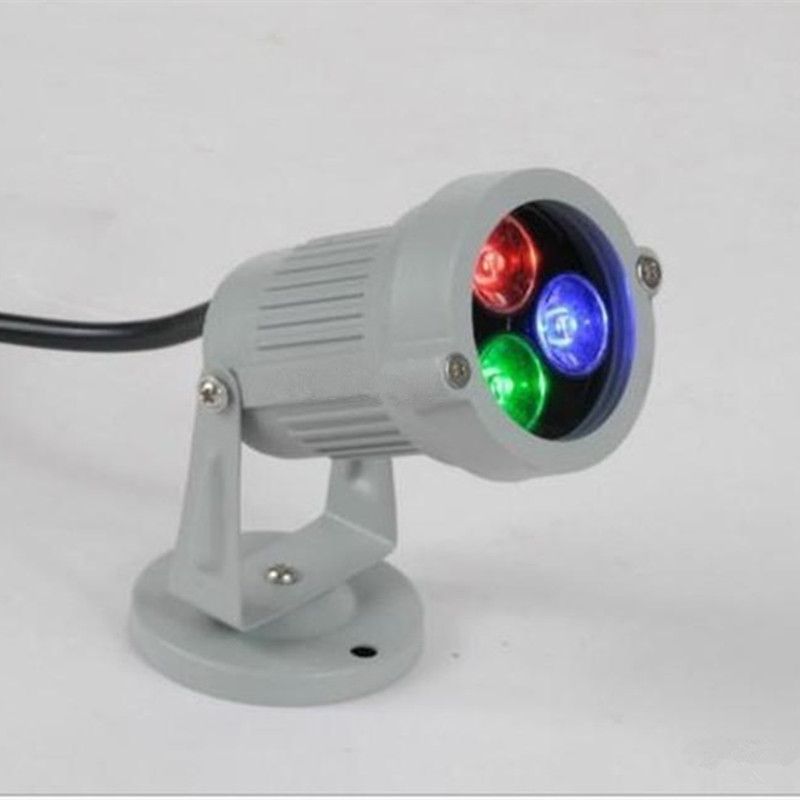 3w Led Floodlight Corrugated Outdoor Spotlights Floodlights Garden Lights Flood Pure Warm White Red Green Blue Rgb Hot