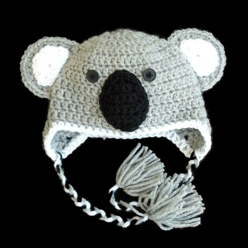 crochet koala hat