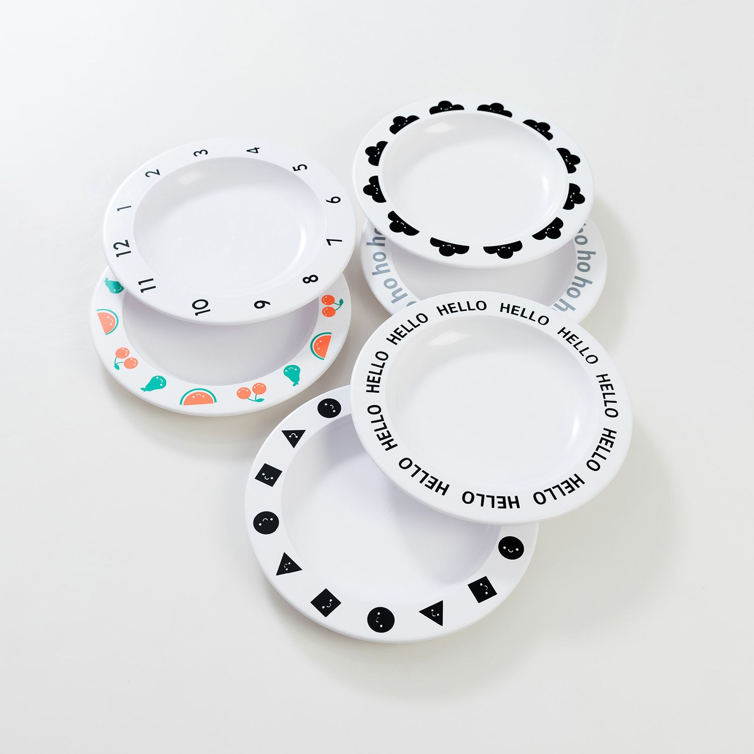 discount kids dinner plates clock cloud letter creative baby plastic plastic letter dishes