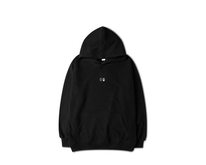oversized plain black hoodie