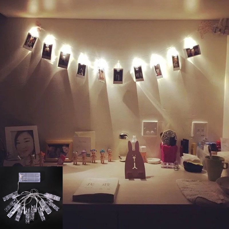 Whole Holiday Lighting 1 2m 10 Led Card Photo Wall Clip Fairy Whole Holiday Lighting 1 2m 10 Led Card Photo Wall Clip Fairy String Light Home Decoration Battery Operated Lamps Patio