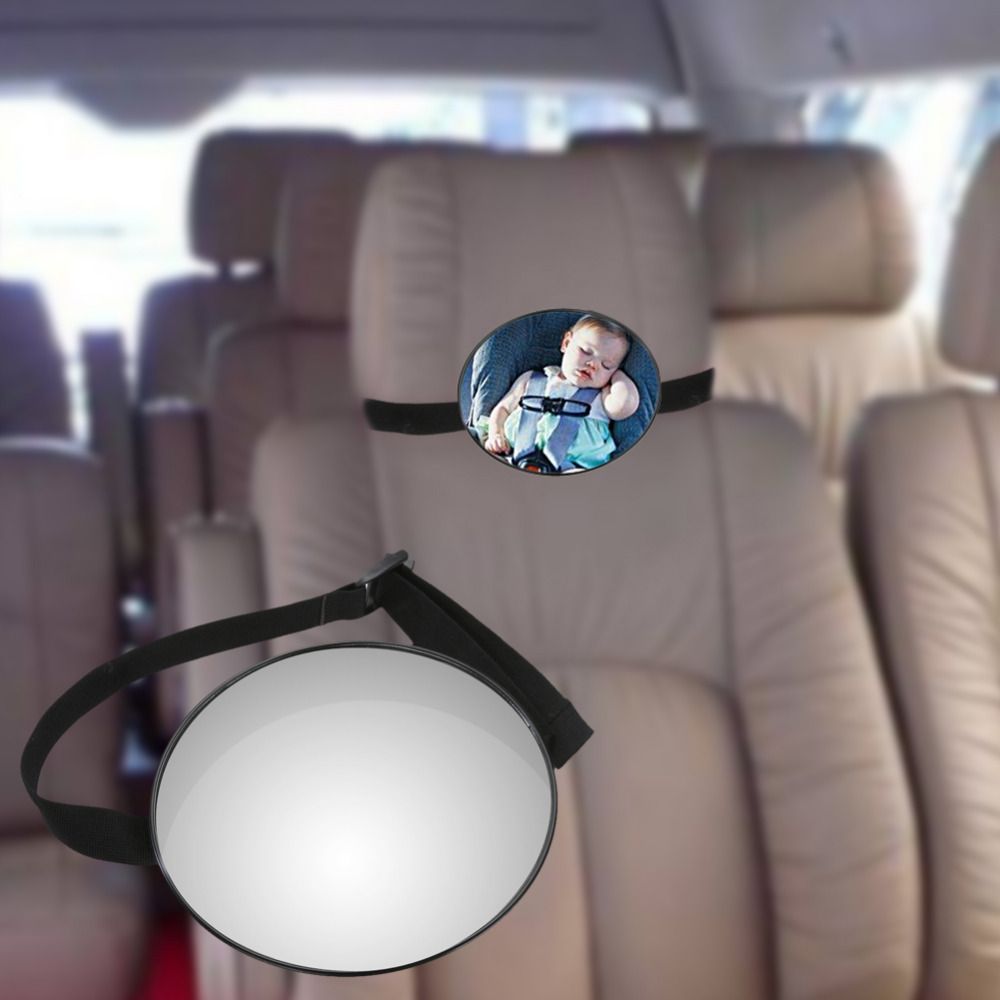 Car Back Seat Mirror Baby Facing Rear Ward View Headrest Mount Car Back Seat Mirror Baby Facing Rear Ward View Headrest Mount Round Safety Infant Kids Monitor Accessories Cool For Girls