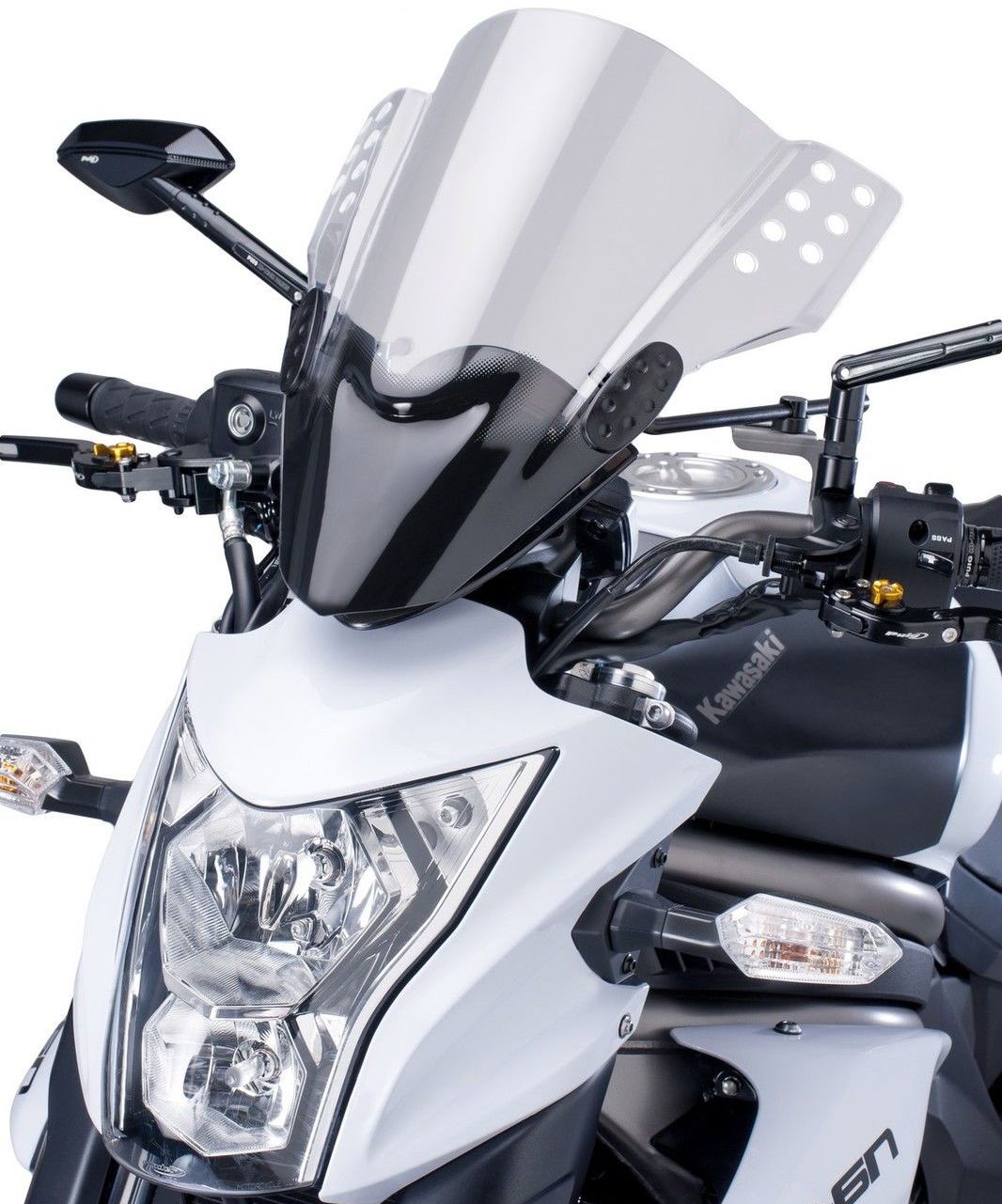 Motorcycle Race Windshield For Kawasaki Er6n 2012 2013 2014 2016 Er
