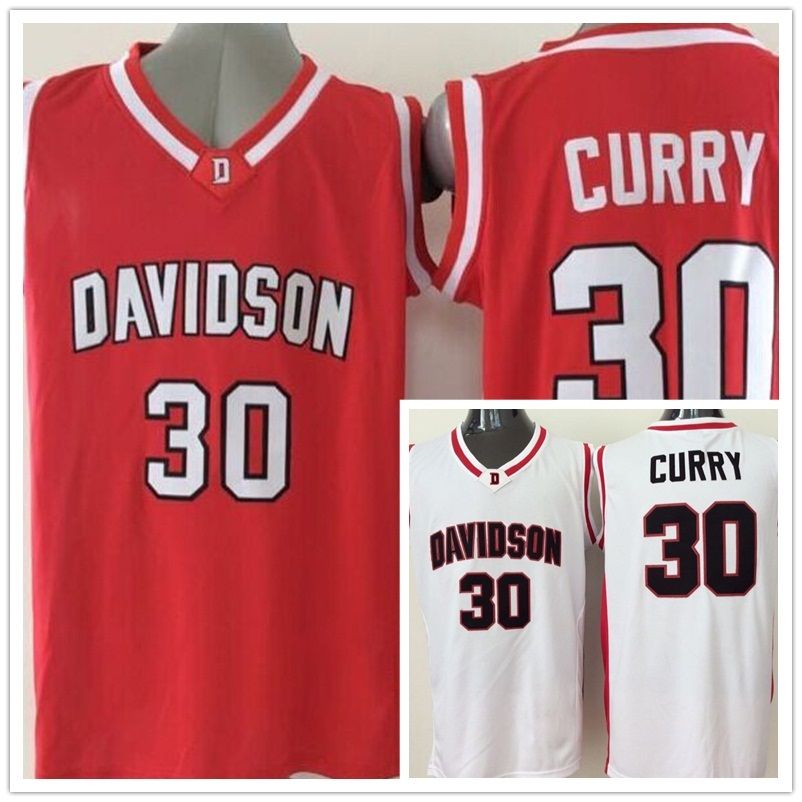 stephen curry davidson jersey cheap