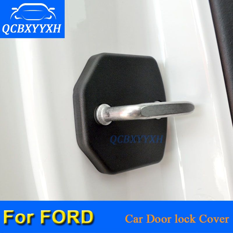 Abs Car Door Lock Protective Covers For Ford Focus Mondeo Kuga