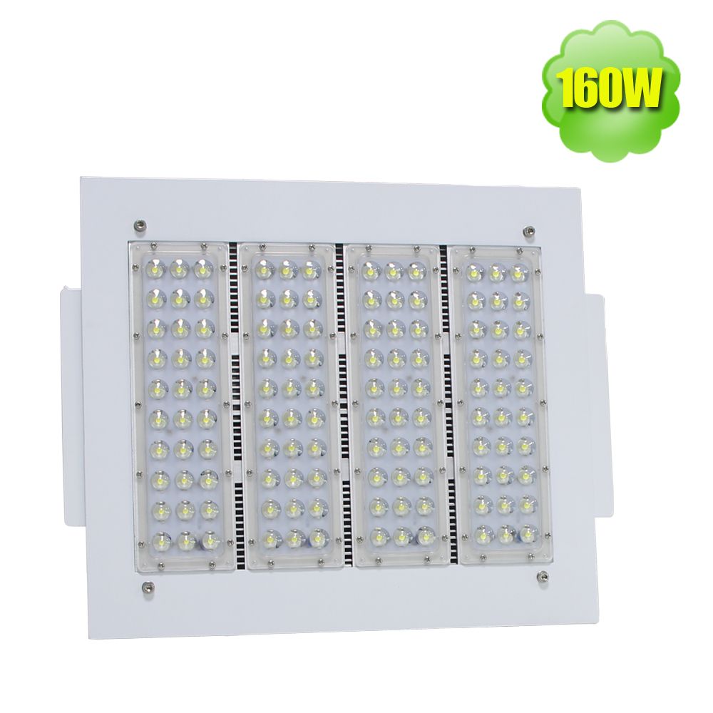 High Brightness Led Canopy Light Fixture 160w 17600lumens 6000k High Brightness Led Canopy Light Fixture 160w 17600lumens 6000k Daylight For Gas Station Warehouse Parking Garage Floods Outdoor Flood