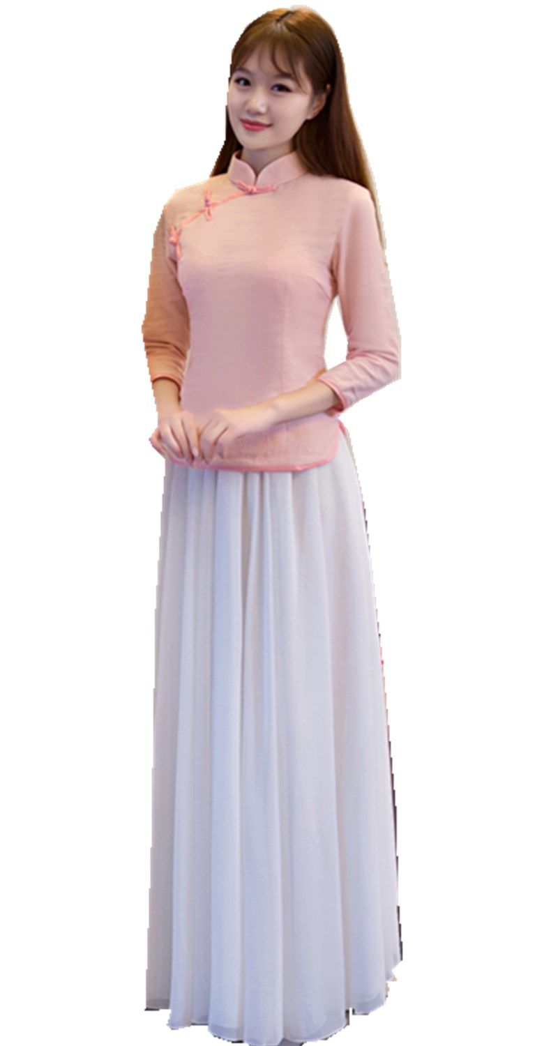 Pink Chinese Dress