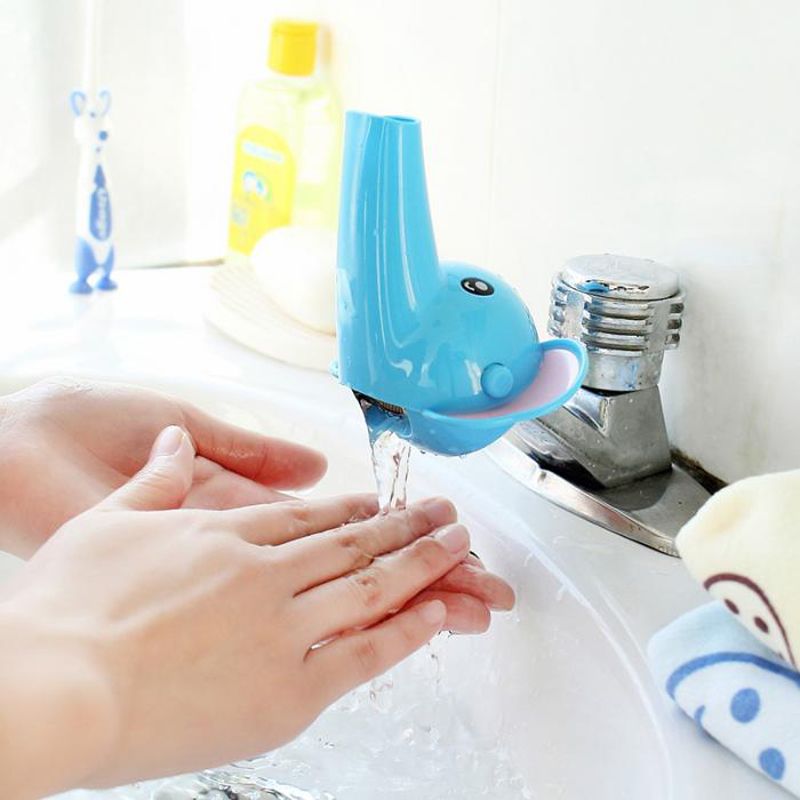Compre Lindo Baño Fregadero Grifo Extensor Para Niños Niño Lavado Manos