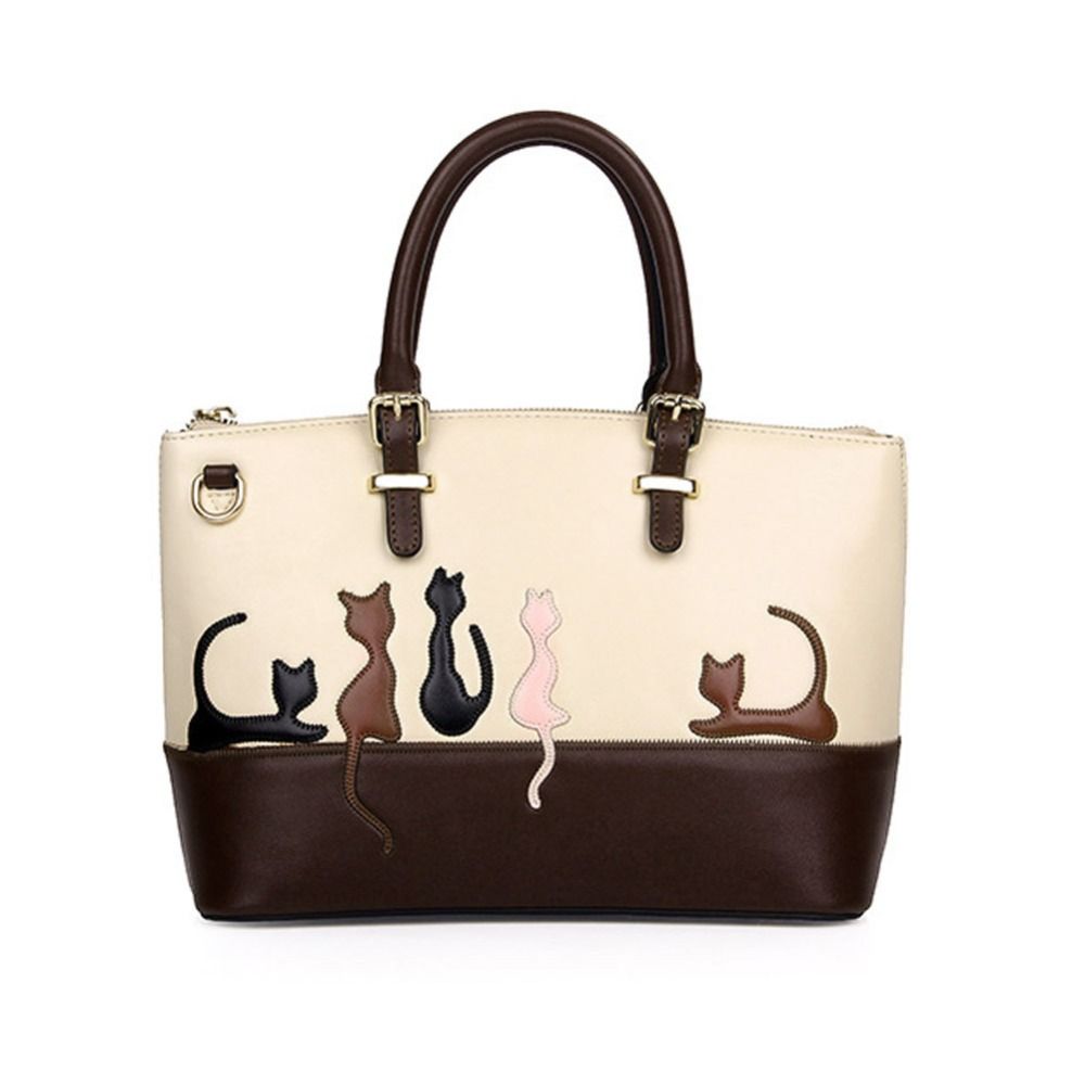 Wholesale Cute Cat Animal Handbag Women Crossbody Shoulder Bags Shopping Bag With Belt Strap Sac ...