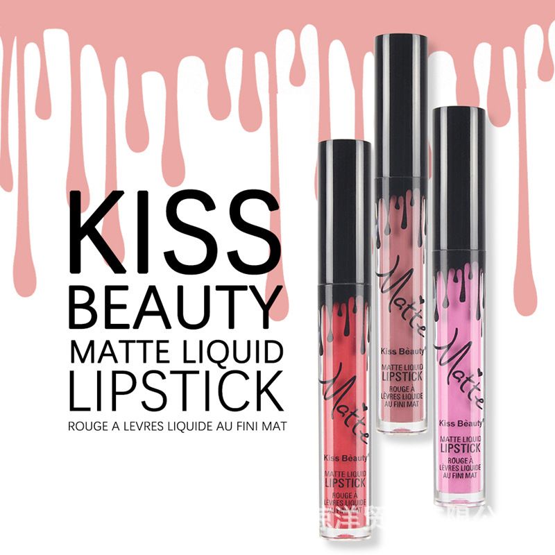 Kiss Beauty 24color Matte Lip Gloss Lasting Moisturizing is Not Easy