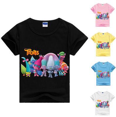 Hot Sell Trolls Grils Boy S Tees Tshirts Clothing Baby Kids Cotton - troll clothing store roblox