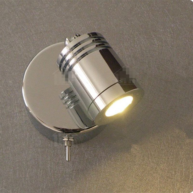 Chrome Wall Lights With Switch Direction Rotatable Tilt 3w Cree Led Chrome Wall Lights With Switch Direction Rotatable Tilt 3w Cree Led Built In Driver Hotel Residential Camper Yacht Light