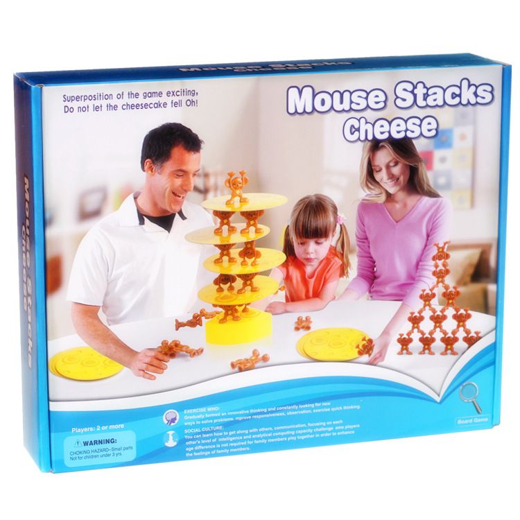 mouse stacks cheese mice game mouse stack cheese balancing toy
