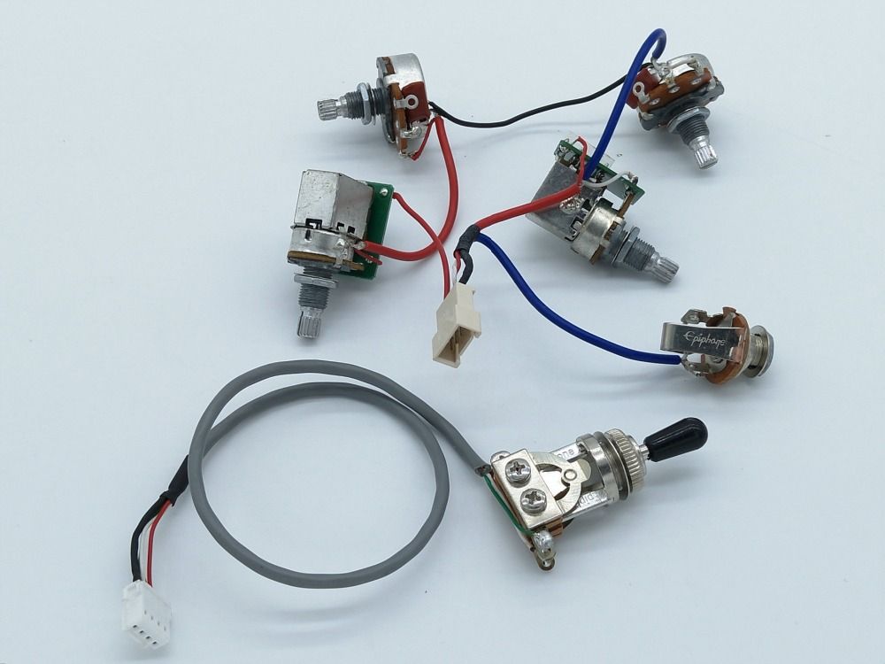 2020 Guitar Pickups Wiring Harness Push Pull Switch Potentiometers 1