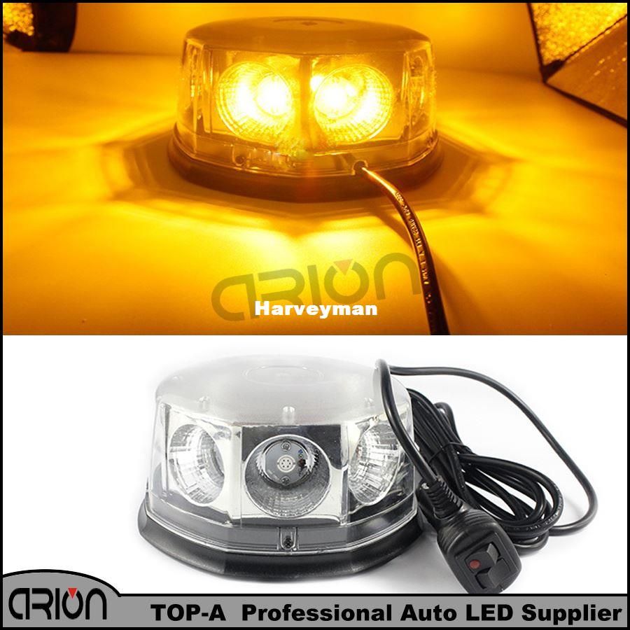 Super Bright 8 COB LED 40W Strobe Warning Light Car Dash Windshields