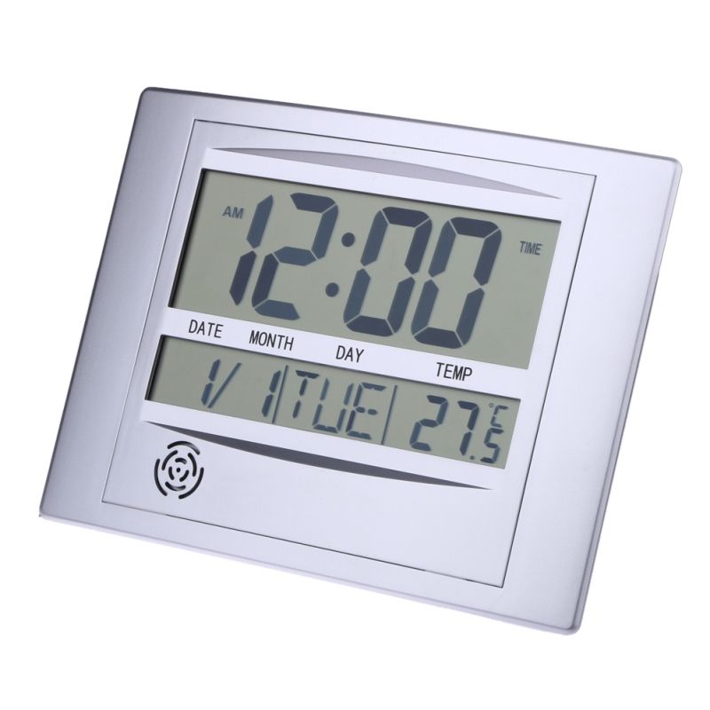 Aslt La Crosse Technology Wt 8002u Digital Wall Clock Multifuncational Monitors Indoor Temperature Calendar