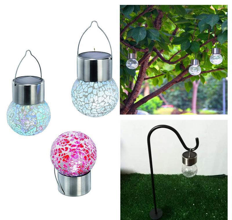 2018 Led Color Changing Solar Lamps Garden Lawn Light Stake Path 2018 Led Color Changing Solar Lamps Garden Lawn Light Stake Path Le Glass Ball Lights Outdoor Lamp From