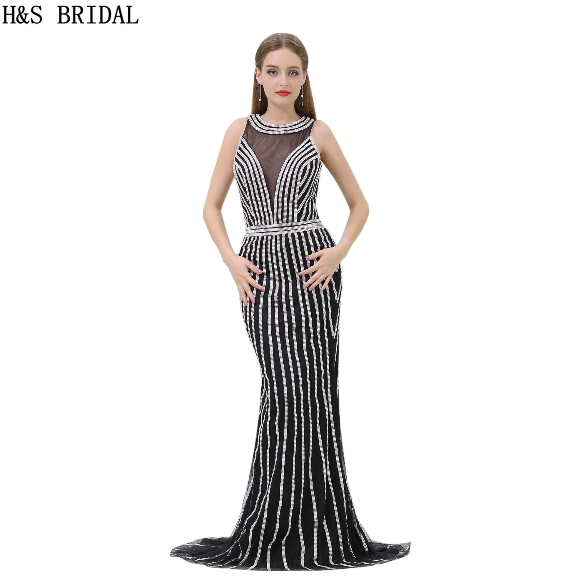 Black and Silver Formal Cocktail Dresses