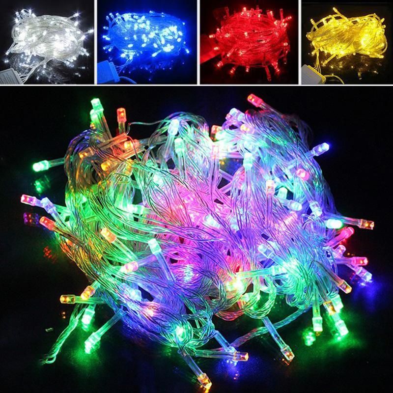 Led Strings Christmas Lights Crazy Selling 10M/PCS 100 LED Strings Decoration Light 110V 220V
