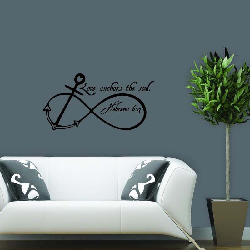 Removable Wall Art new product for love anchors soul removable wall art decal quote Removable Wall Art new product for love anchors soul removable wall art decal quote