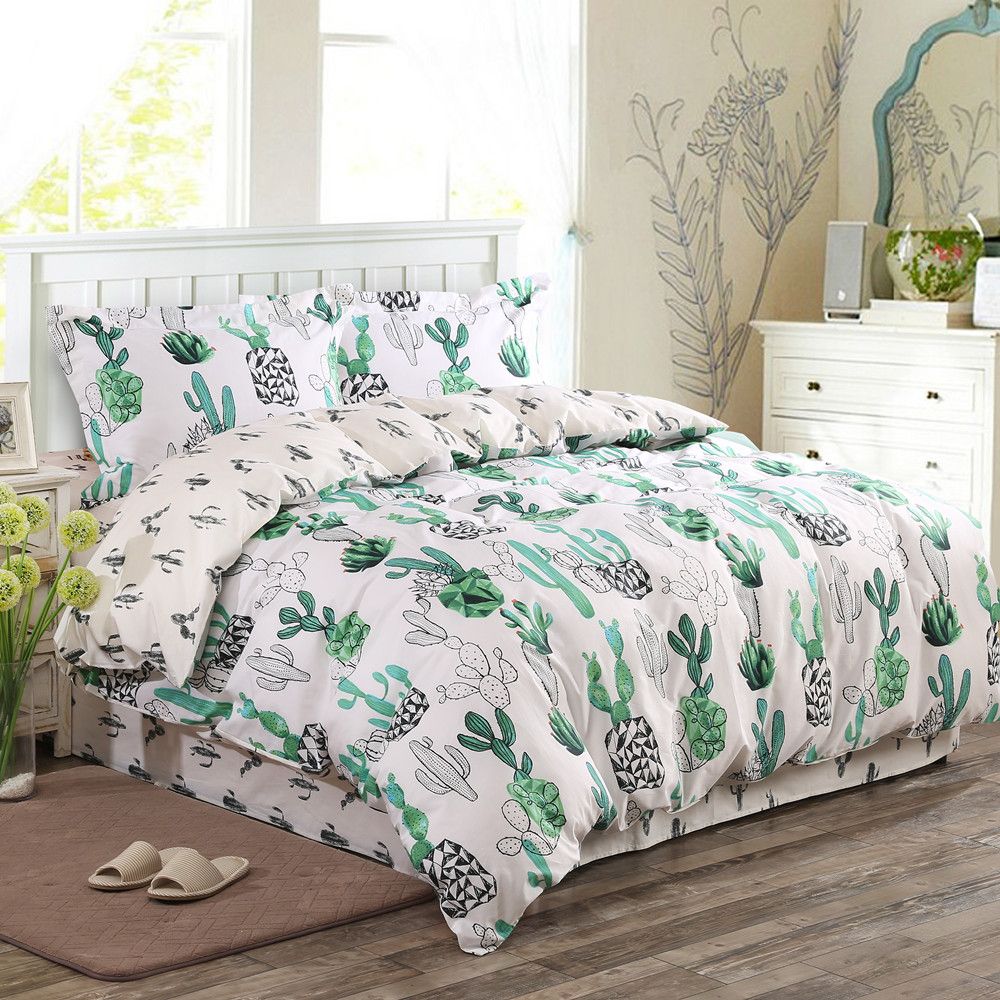 Whole Russia Classic Lmitate Silk Feel Satin Like Cotton Fabric Whole Russia Classic Lmitate Silk Feel Satin Like Cotton Fabric Plain Green Cactus Bedding Set Duvet Cover Bedclothes Bed Sheet Covers Queen