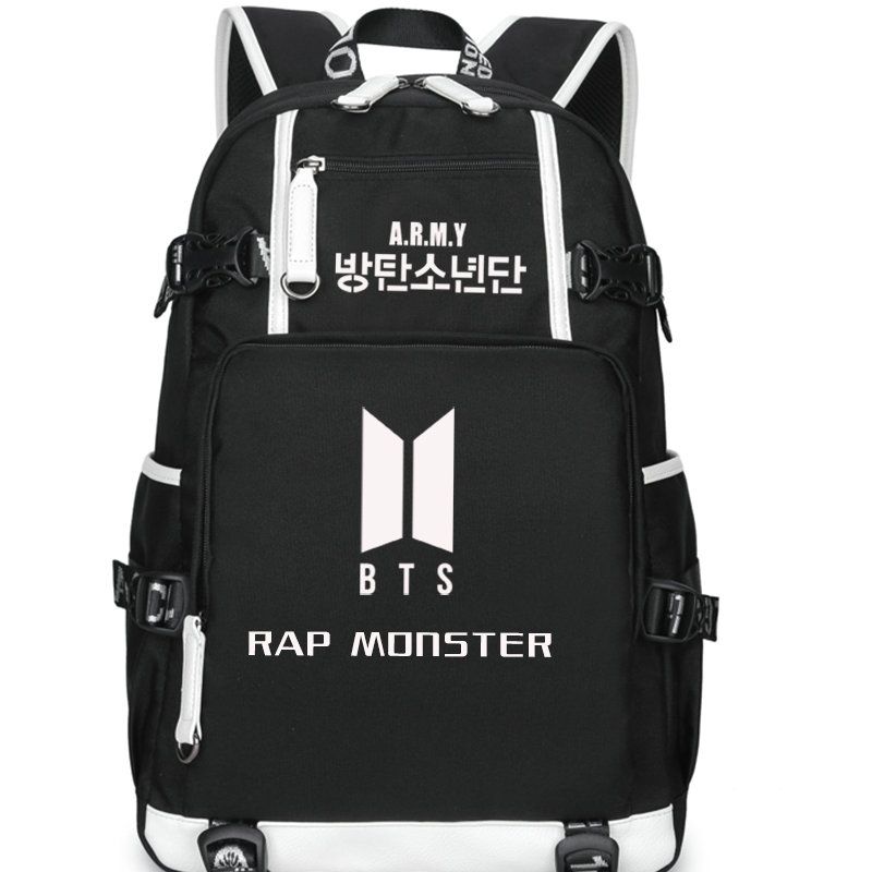 Kim Nam Joon Backpack BTS Rap Monster Day Pack Bulletproof Boy Scouts