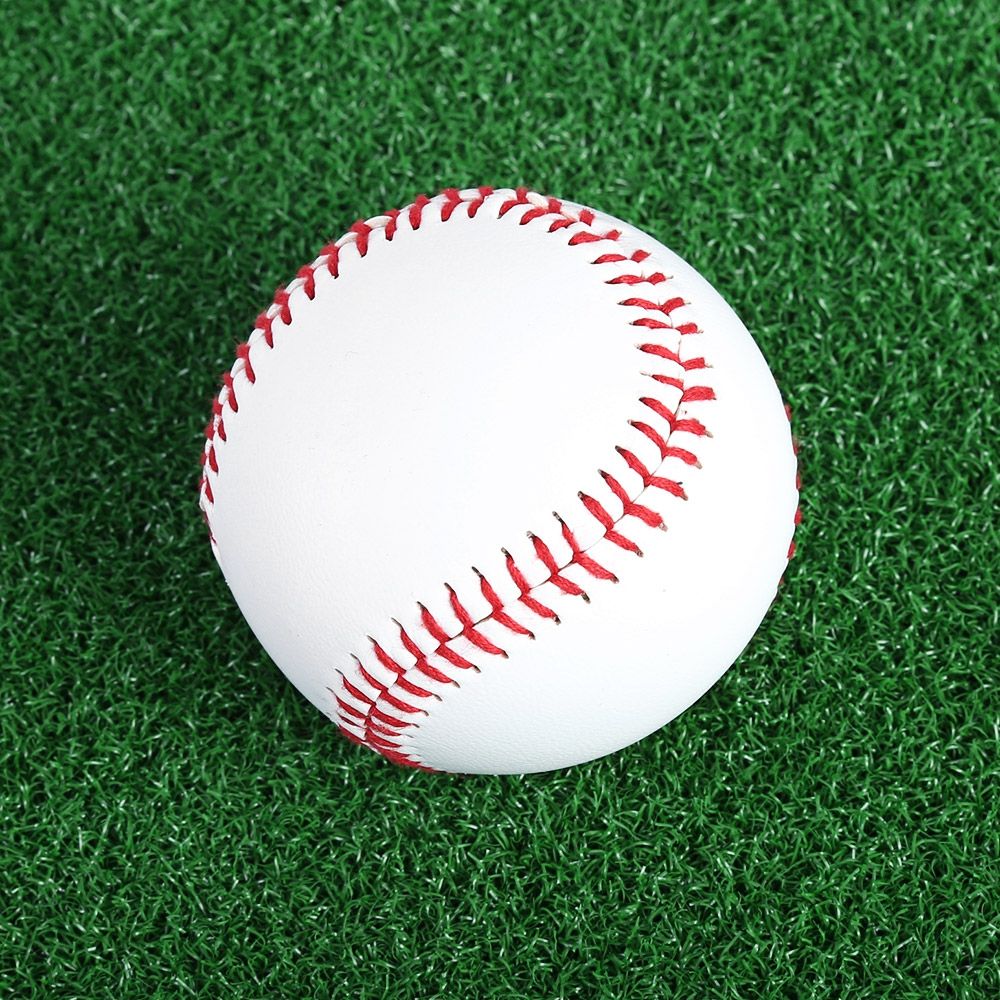 2018 2.75 Inches White Softball Baseball Ball PVC Upper Rubber Inner