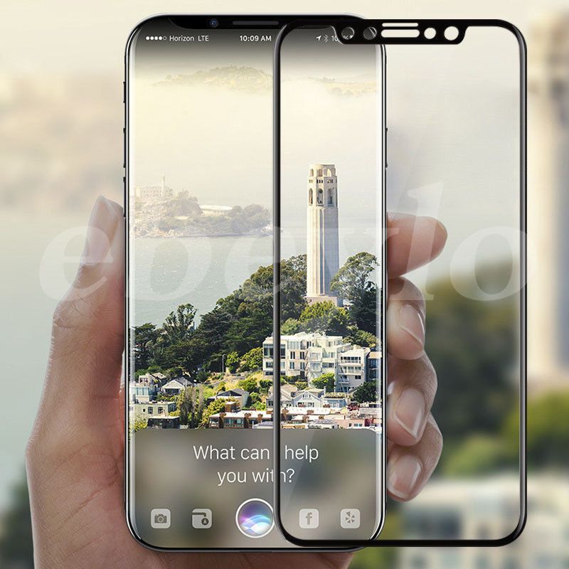 For Iphone X Full Cover Screen Protector 3d Curved 