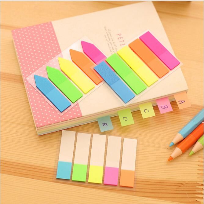 candy color sticker post it bookmark marker memo flags index tab post it memo