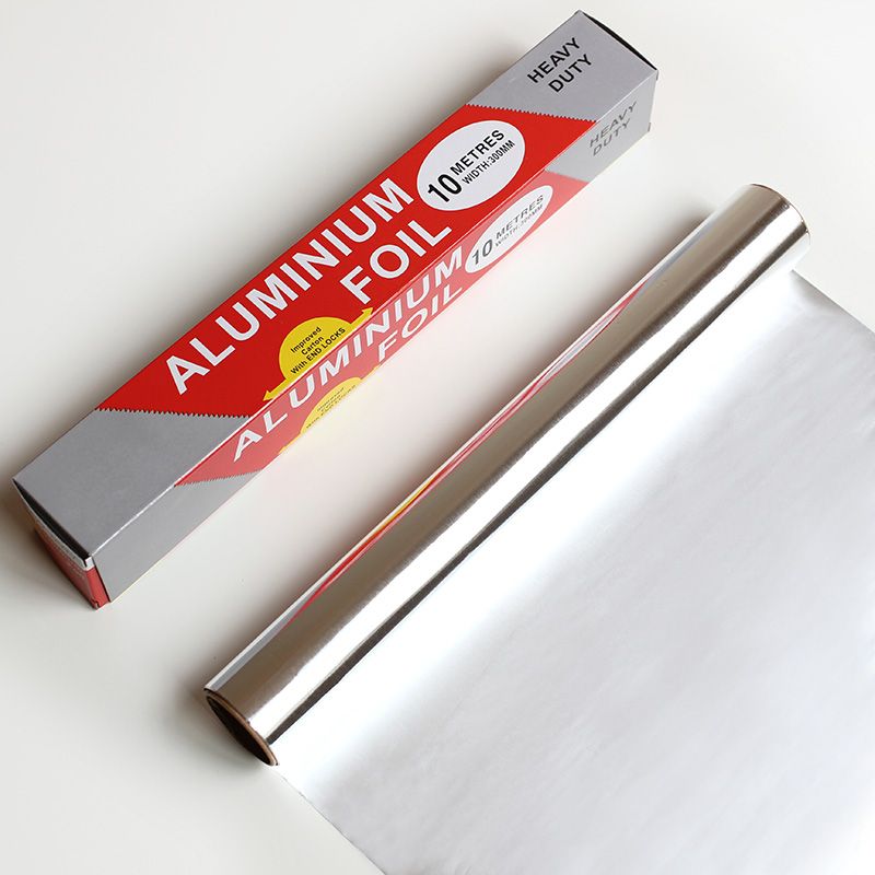 2018 aluminum foil paper 10 meter high quality oven foil paper baking sheet with foil