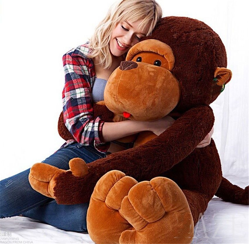 large plush monkey