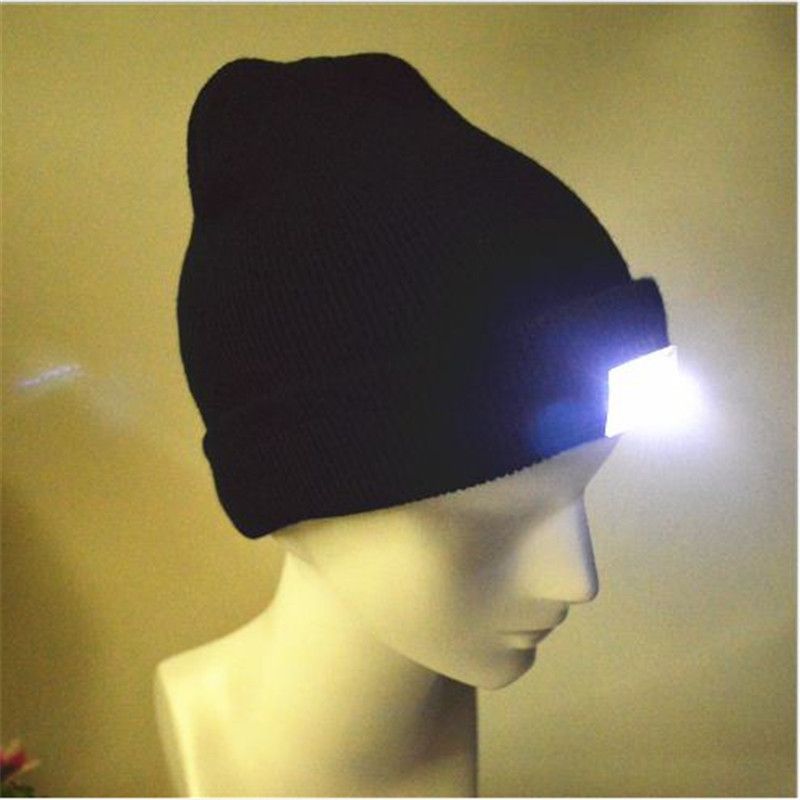 led stocking hat