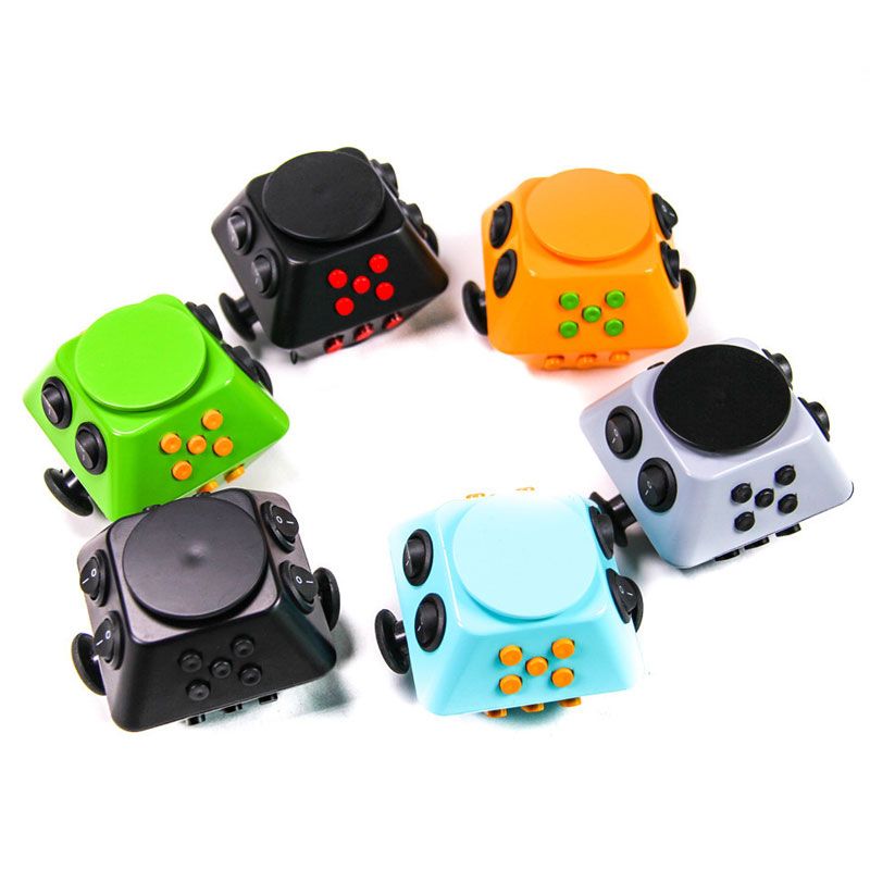 10functions Spinning Magic Fidget Cube 2 In 1 Combined Gyro Spinner With Magic Cude Relieves Stress And Anxiety For Children And Adults From Cardgame 6 34 Dhgate Com