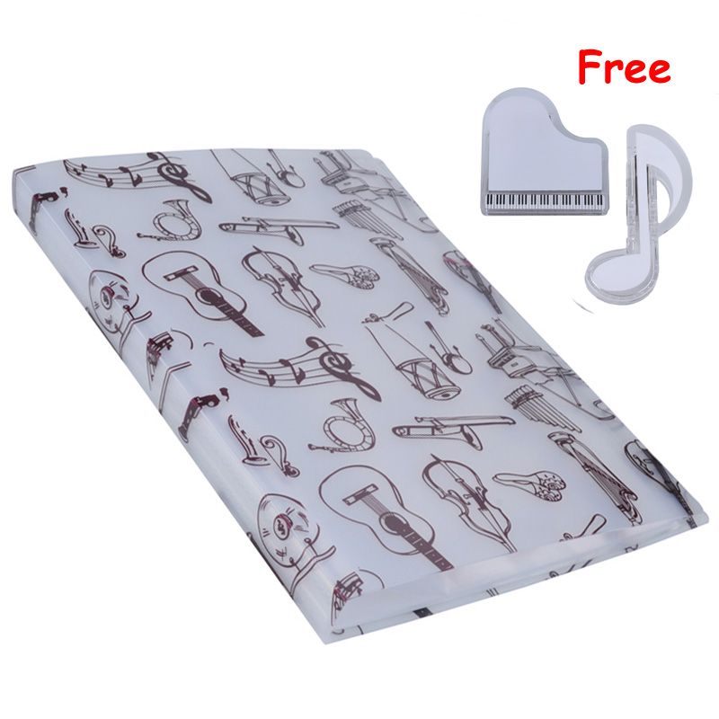 2020 Music Sheet File Paper Storage Folder Documents Holder Plastic A4
