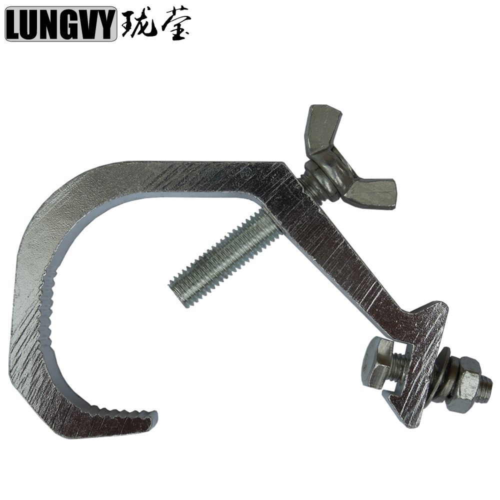 2018 40 60mm 30kg moving head beam clamp dj aluminum truss hook