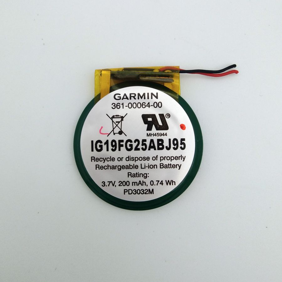 Garmin Approach S4 3.7V 200mAh Rechargeable Li Ion Battery 361 00064 00