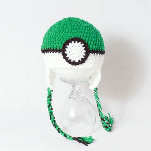 green toddler hat