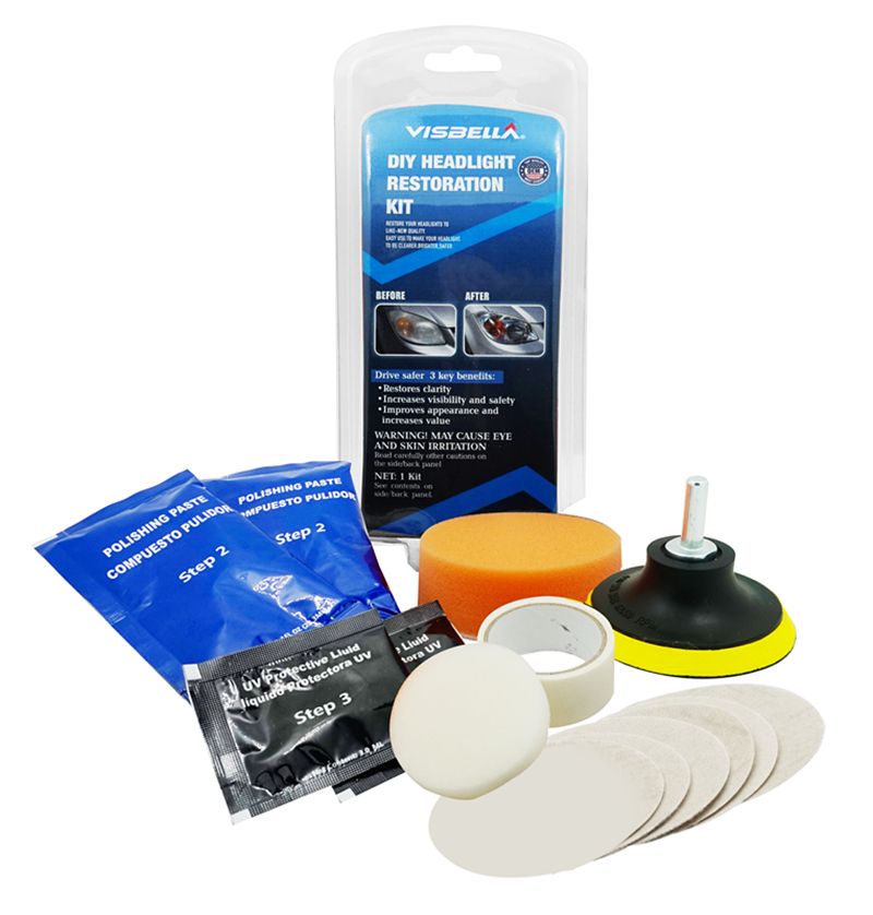 New Diy Headlight Restoration Cleaner Kit Repair Lamp - Headlight Restoration Diy Kit New Diy Headlight Restoration Cleaner Kit Repair Lamp - Headlight Restoration Diy Kit
