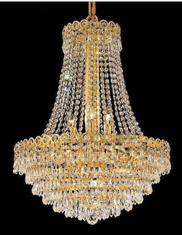 Phube Lighting French Empire Gold Crystal Chandelier Re Chrome Phube Lighting French Empire Gold Crystal Chandelier Re Chrome Chandeliers Modern Light 91235 Entryway Metal
