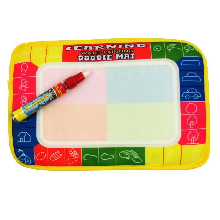 Acheter 29x19cm Bébé Enfant Dessins Deau Tapis Avec Stylo Magique Aqua Doodle Enfant Peinture Apprentissage Coloriage écriture Conseil De 502 Du