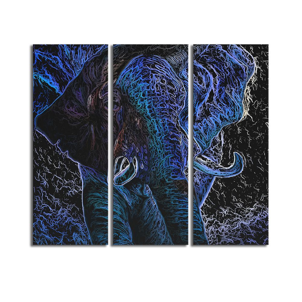 abstract elephant painting
