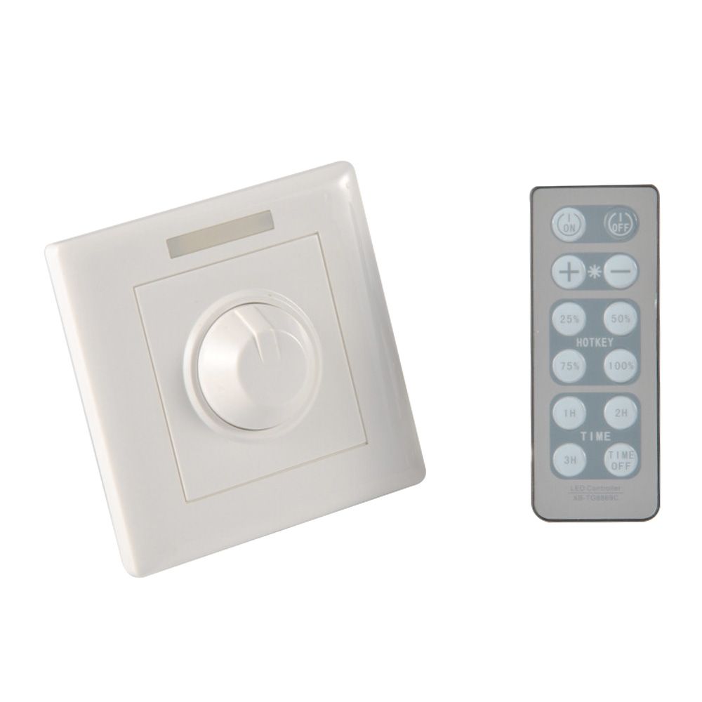 300w Knob Pwm Triac Wireless Led Dimmer Switch For Dimmable 300w Knob Pwm Triac Wireless Led Dimmer Switch For Dimmable Ceiling Downlights Panel Light Bulbs With 12key Ir Remote 110v 220v