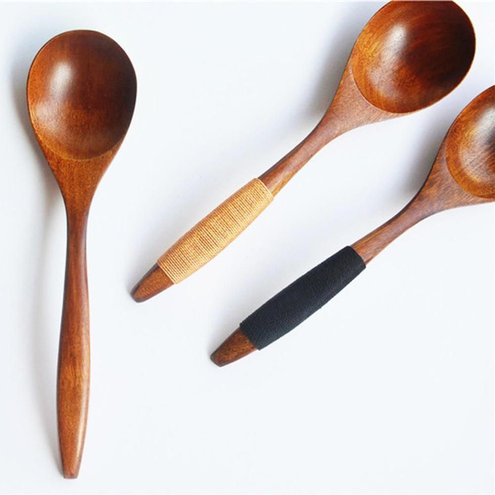 2018 Whole Long Handle Winding Round Wooden Spoon Cooking 2018 Whole Long Handle Winding Round Wooden Spoon Cooking Kitchen Utensil Tool Safety Children Spoons Tableware S4 From Dalihua