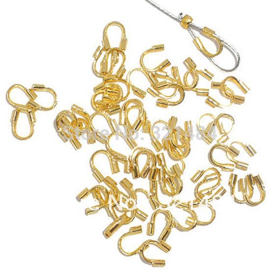400PCS Silver Plate Wire Guardian Wire Protectors 5mm