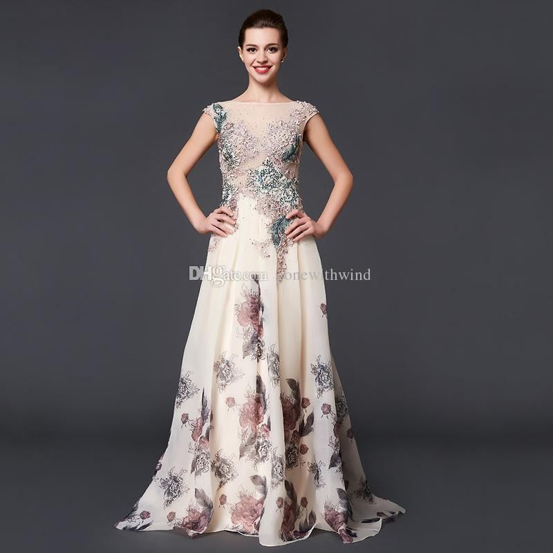 Silk Chiffon Evening Dresses
