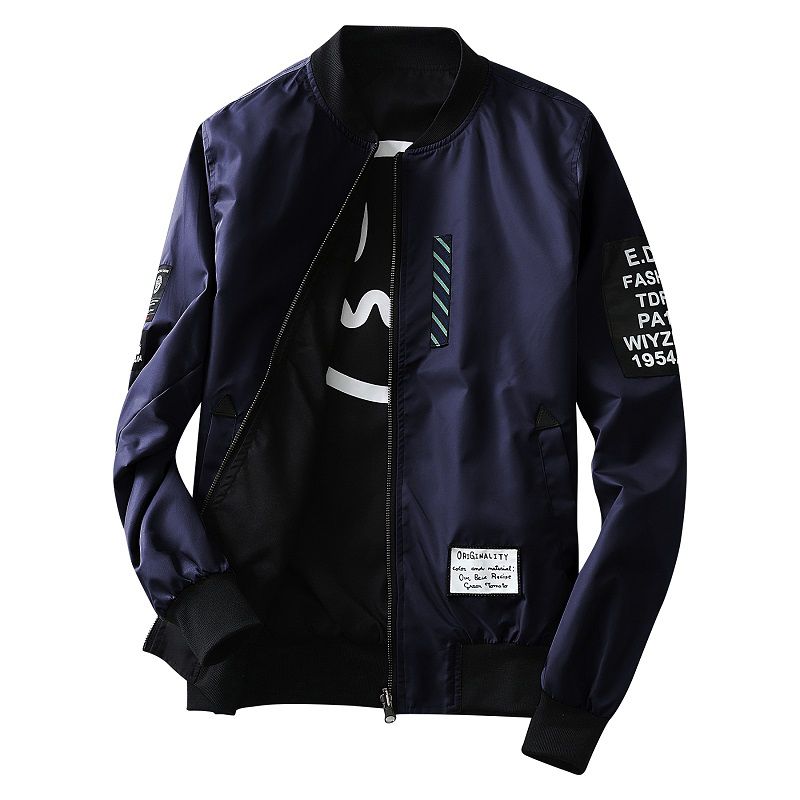 Autumn Two Side Er Jacket Men Pilot Patch Flight Autumn Two Side Er Jacket Men Pilot Patch Flight Funny Streetwear Jackets Mens In Coat Cool Coats For Guys From