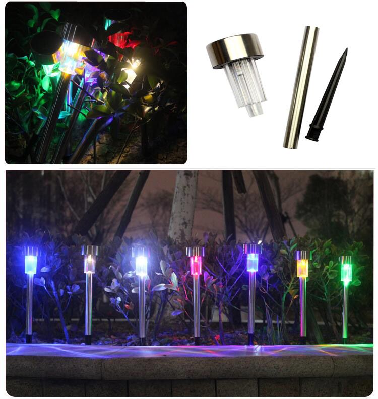 10 Solar Lamps Led Light Multicolor Stainless Steel 10 Solar Lamps Led Light Multicolor Stainless Steel Lawn Lights Garden Decoration Outdoor Street Villa Uk 2019 From