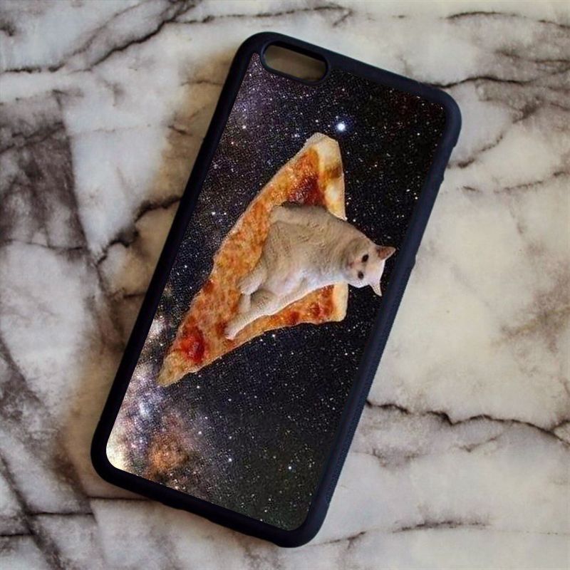 Selbst Gestalten Handyhülle Pizza Katze Im Raum Lustige Telefon ... Selbst Gestalten Handyhülle Pizza Katze Im Raum Lustige Telefon ...