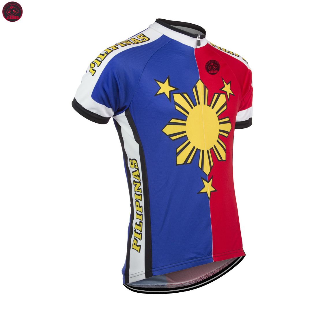 Customized NEW 2017 Philippines Pilipinas JIASHUO Mtb Road RACE Team
